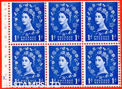 sg-571l-sb31-1d-ultramarine-an-unmounted-mint-booklet-pane-of-6-cyli-b72454