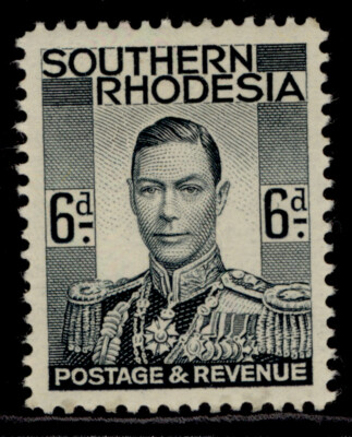 southern-rhodesia-gvi-sg44-6d-grey-black-m-mint