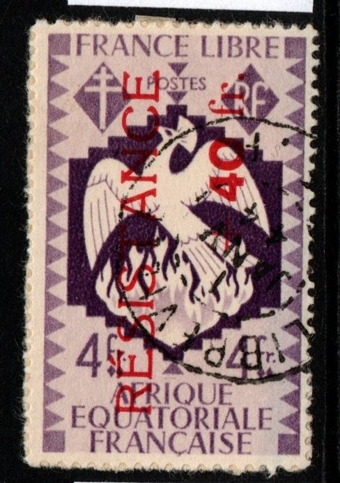 french-equatorial-africa-sg203-1944-4f-40f-french-aid-fund-fine-used