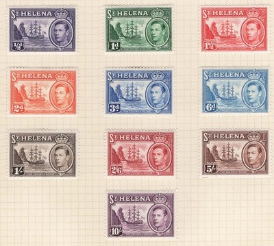 st-helena-1938-d-10s-the-original-set-of-10-incl-1d-green-3d-ultramarine