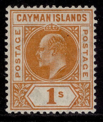 cayman-islands-edvii-sg12-1s-orange-lh-mint-cat-35