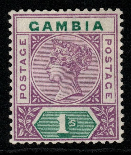 gambia-sg44-1898-1-violet-green-mtd-mint
