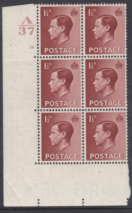 1d-edward-viii-a37-cylinder-block-13-no-dot-unmounted-mint