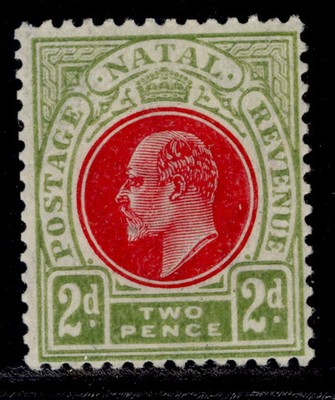 south-africa-natal-edvii-sg149-2d-red-olive-green-m-mint-cat-20