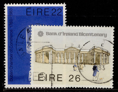 ireland-qeii-sg552-553-1983-dublin-chamber-of-commerce-set-fine-used