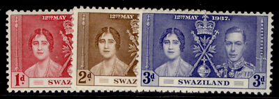 swaziland-gvi-sg25-27-1937-coronation-set-m-mint