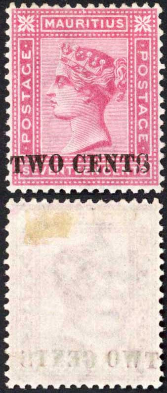 mauritius-sg119-2c-on-17c-rose-fine-m-m-cat-150-pounds
