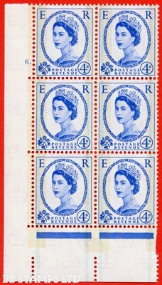 sg-608-s87-4d-ultramarine-a-mounted-mint-cylinder-block-of-6-cylinde-b86424