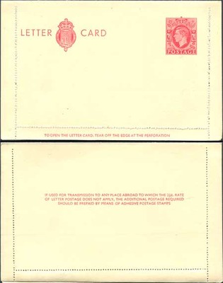 lcp17b-kgvi-2-1-2d-carmine-letter-card-3-line-instruction-gummed-on-back-half