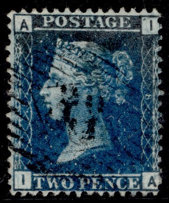gb-qv-sg45-2d-blue-plate-8-fine-used-cat-40-ia