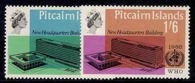 pitcairn-islands-qeii-sg59-60-1966-who-headquarters-set-nh-mint