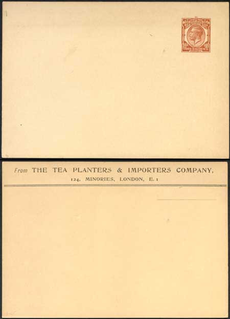 cs76-kgv-1-1-2d-brown-printed-matter-card-stamp-l15a-mint