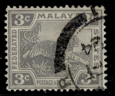 malaysia-federated-malay-gv-sg56-3c-grey-used