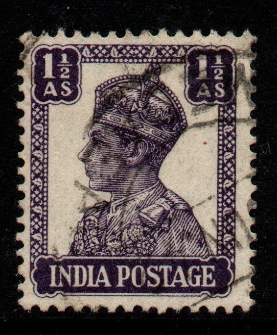 india-sg269cw-1943-1a-dull-violet-wmk-inverted-fine-used
