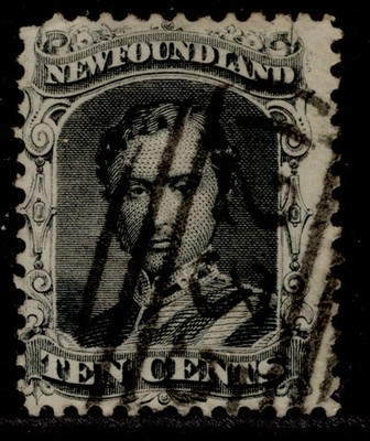 canada-newfoundland-qv-sg27-10c-black-used-cat-120