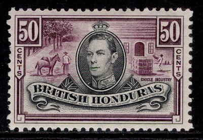 british-honduras-gvi-sg158-50c-black-purple-m-mint-cat-45