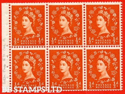 sg-610l-sb15-d-orange-red-an-unmounted-mint-booklet-pane-of-6-perf-b91773