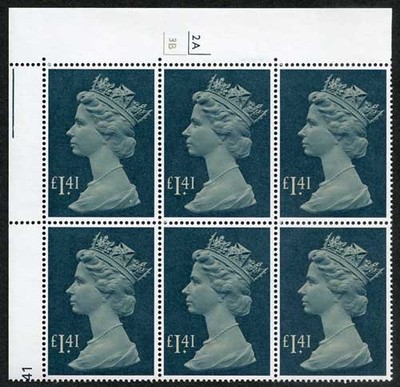 1977-sg1026b-uf2-one-pound-41p-u-m-cylinder-block-of-six-2a-3b-no-dot