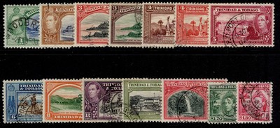 trinidad-tobago-gvi-sg246-256-1938-44-complete-set-fine-used-cat-65