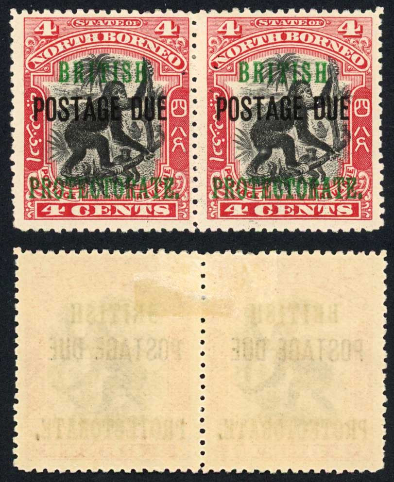 north-borneo-sg-d40-4c-black-and-carmine-perf-13-5-m-m-pair