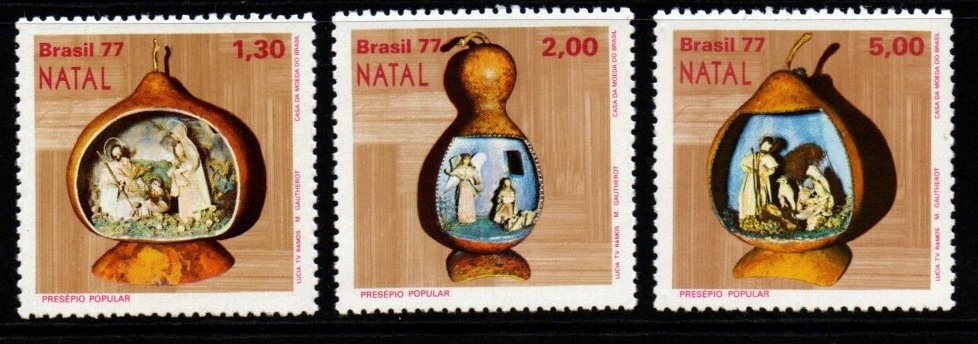brazil-sg1687-9-1977-christmas-mnh