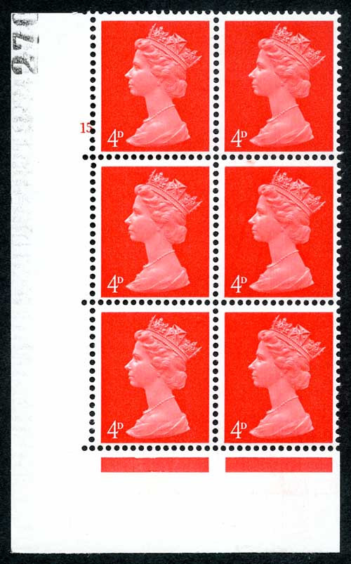 u14-4d-bright-vermillion-pva-head-b-one-4mm-centre-band-cyl-15-no-dot-perf-a