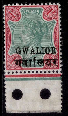 indian-states-gwalior-qv-sg34-1r-green-carmine-nh-mint-cat-16