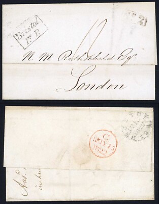 george-iv-1822-wrapper-with-a-fine-boxed-bristol-penny-post-handstamp