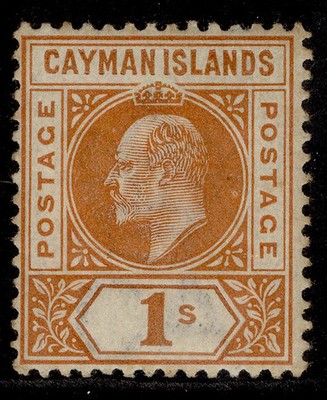 cayman-islands-edvii-sg7-1s-orange-m-mint-cat-65
