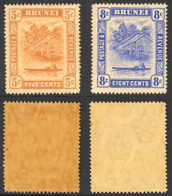 brunei-sg49-50-colour-change-wmk-mca-set-of-2-m-m-brown-gum-cat-55-pounds