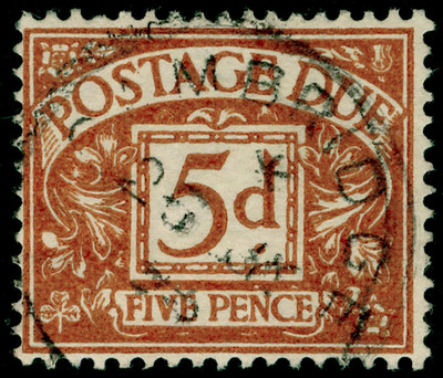 sg-d52-5d-brown-ochre-fine-used-cds-cat-20-wmk-edward-e2r
