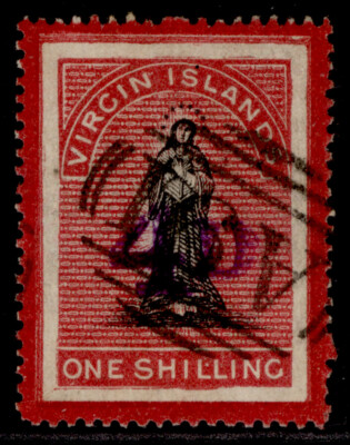 british-virgin-islands-qv-sg42d-4d-on-1s-black-rose-carm-fine-used-cat-225