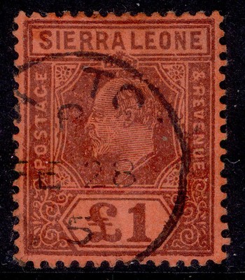 sierra-leone-edvii-sg85-1-purple-red-very-fine-used-cat-450-cds