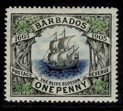 barbados-edvii-sg152-1d-black-blue-green-m-mint-cat-19