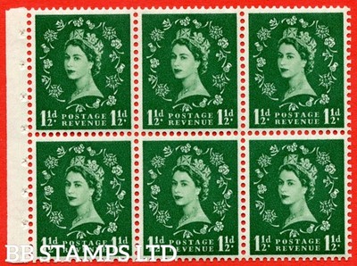 sg-542l-sb62-1d-green-an-unmounted-mint-booklet-pane-of-6-perf-typ-b89475