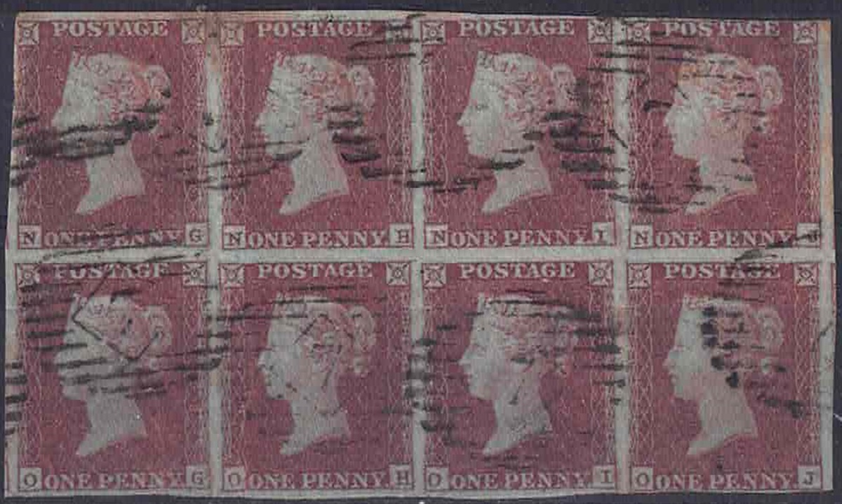 qv-penny-red-sg-8-plate-112-scarce-block-of-8-london-cds