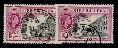 sierra-leone-qeii-sg221-221a-10s-shades-very-fine-used-cat-44-cds