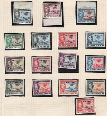 gambia-1938-d-10s-set-of-16-vf-mint-sg150-161-c180