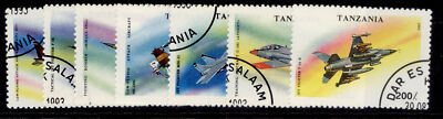 tanzania-qeii-sg1673-1679-1993-military-aircraft-set-fine-used