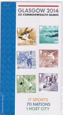 2014-glasgow-commonwealth-games-commem-presentation-pack-unmounted-mint-mnh