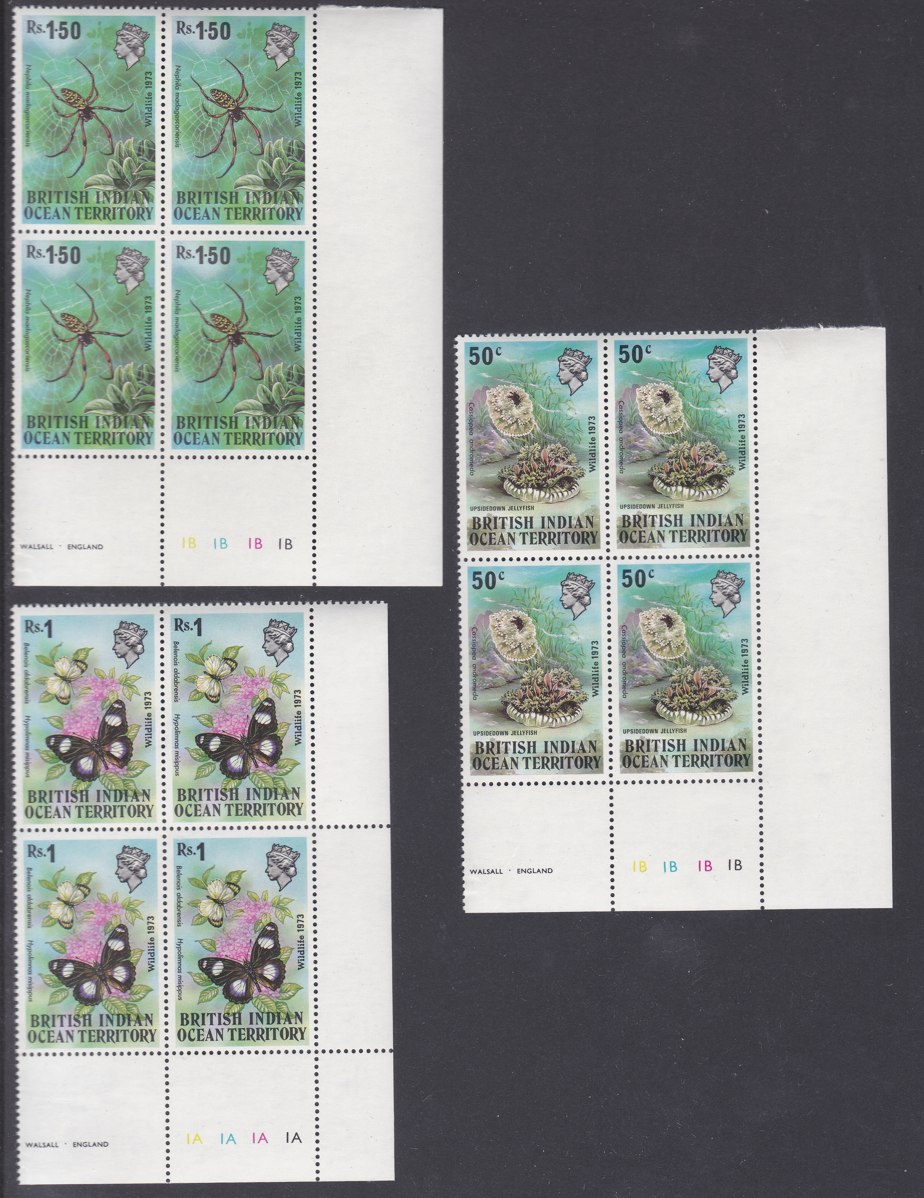 1973-british-indian-ocean-territory-wildlife-series-blocks-of-4-u-m