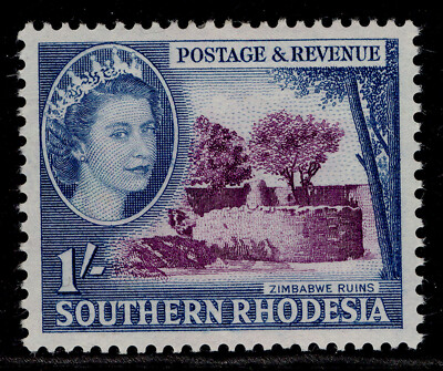 southern-rhodesia-qeii-sg86-1s-reddish-violet-light-blue-m-mint
