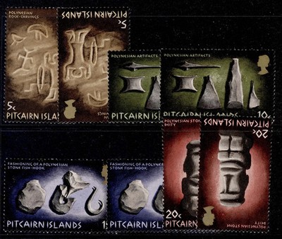 pitcairn-islands-qeii-sg116-119w-1971-set-with-wmk-varieties-nh-mint-cat-17