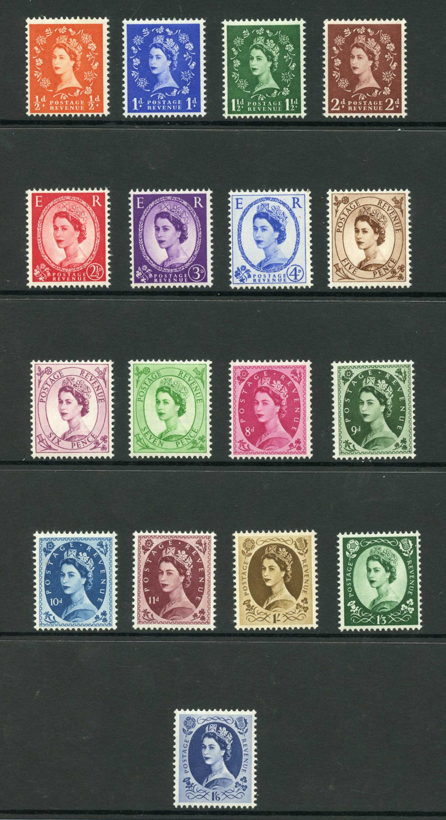 sg515-531-qeii-tudor-set-17-values-u-m