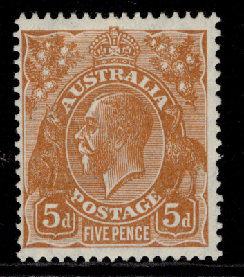 australia-gv-sg103a-5d-orange-brown-m-mint-cat-45
