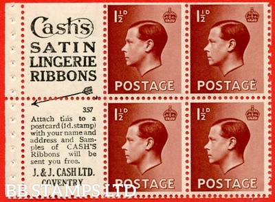 sg-459a-pb5-3-1d-brown-a-mounted-mint-booklet-pane-of-6-perf-typ-b84750