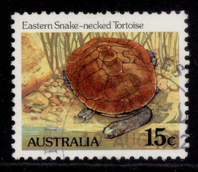 australia-qeii-sg786-1981-15c-eastern-snake-necked-tortoise-fine-used