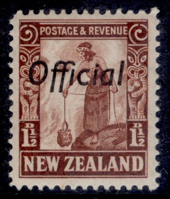 new-zealand-gv-sg-o116-1d-red-brown-lh-mint-cat-25