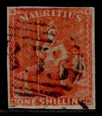 mauritius-qv-sg34-1s-vermilion-fine-used-cat-85