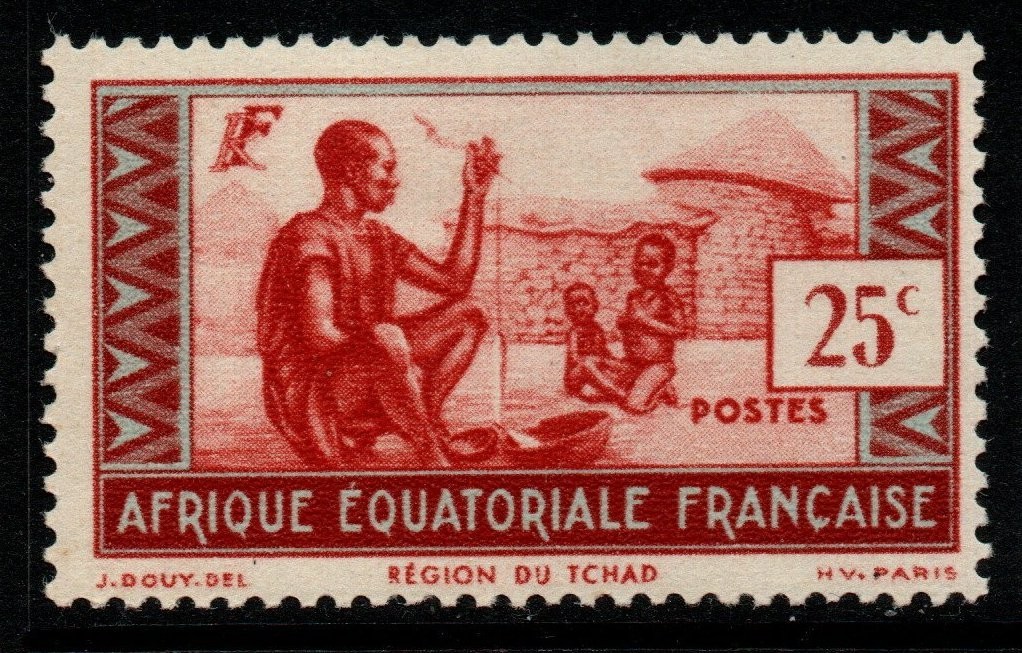 french-equatorial-africa-sg42-1937-25c-red-pale-blue-type-i-mnh